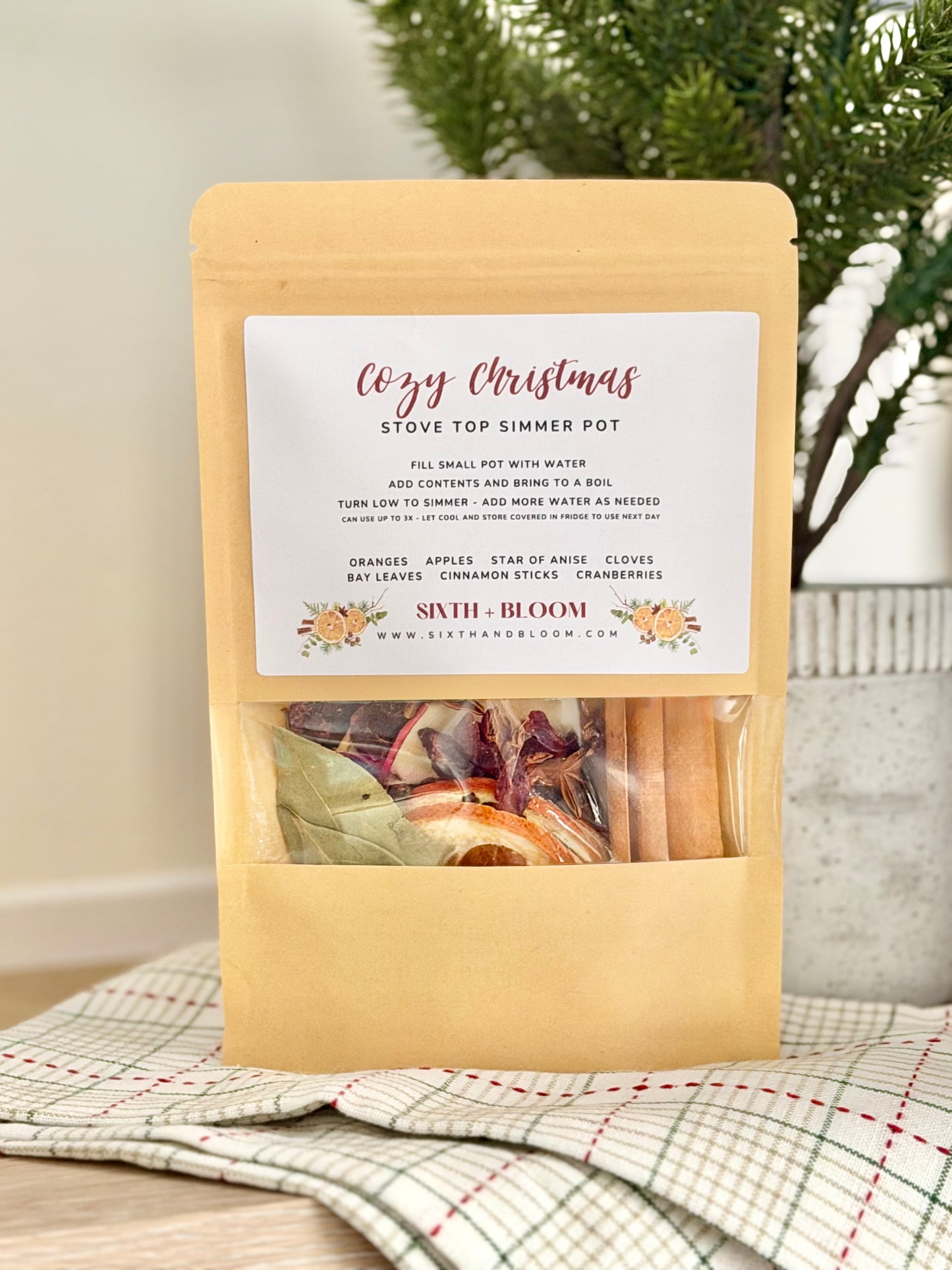 Cozy Christmas - Holiday Stovetop Simmer Pot Kit