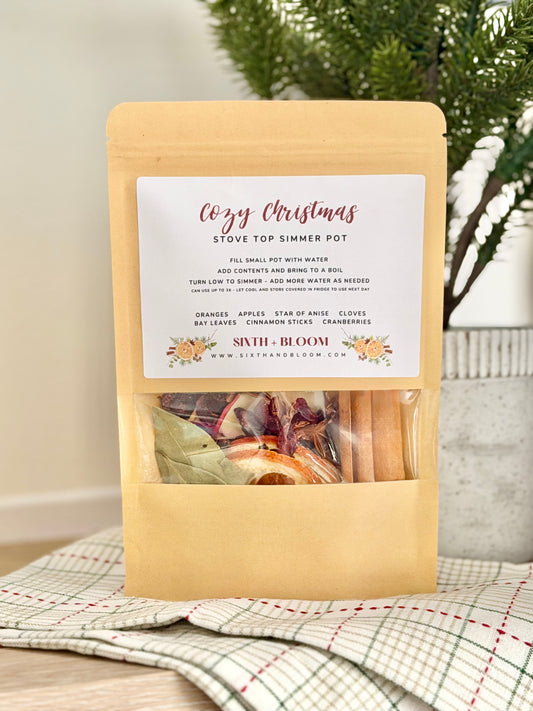 Cozy Christmas - Holiday Stovetop Simmer Pot Kit