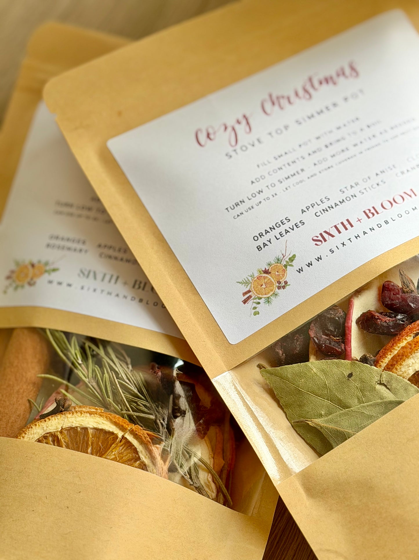 Cozy Christmas - Holiday Stovetop Simmer Pot Kit